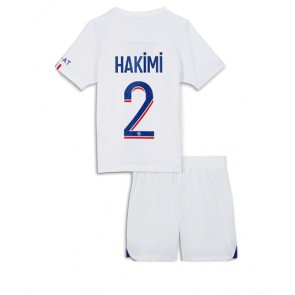 Paris Saint-Germain Achraf Hakimi #2 kläder Barn 2022-23 Tredje Tröja Kortärmad (+ korta byxor)